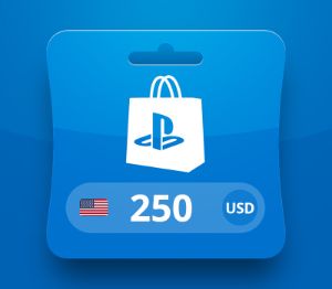 PlayStation Network Карта USD 250 Подарочная карта US