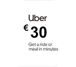 Uber EUR 30 Voucher EU