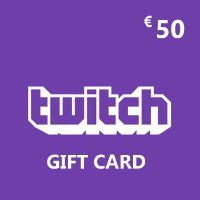 Twitch €50 Подарочная карта DE