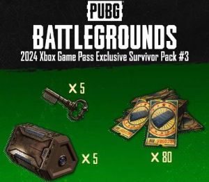 PUBG Battlegrounds - 2024 Exclusive Survivor Pack #3 DLC XBOX One / Xbox Series X|S Ключ