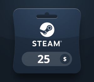 Steam Wallet USD 25 Подарочная карта OM