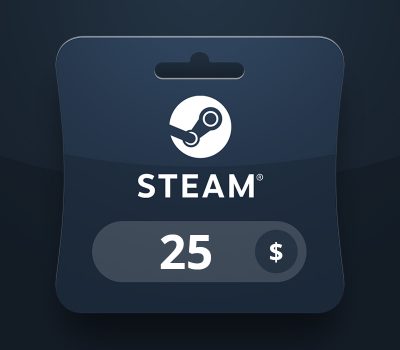 Steam Wallet USD 25 Подарочная карта OM
