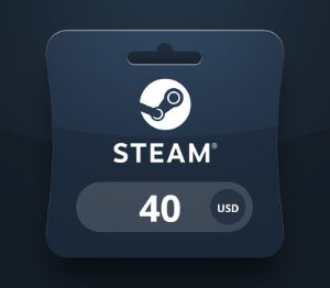 Steam Wallet USD 40 Подарочная карта BY