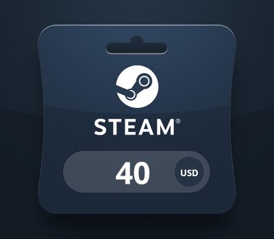 Steam Wallet USD 40 Подарочная карта BY