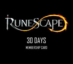 RuneScape 30-Day Prepaid Time Игровая карта US