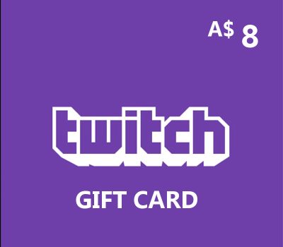 Twitch AUD 8 Подарочная карта AU