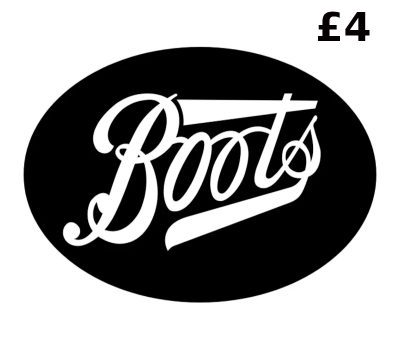 Boots Digital GBP 4 Подарочная карта UK