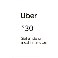 Uber USD 30 Подарочная карта US