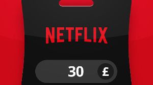 Netflix GBP 30 Подарочная карта UK