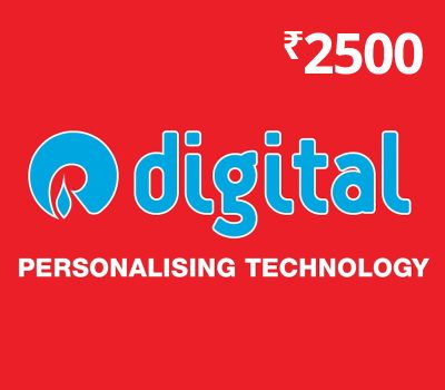 Reliance Digital INR 2500 Подарочная карта IN
