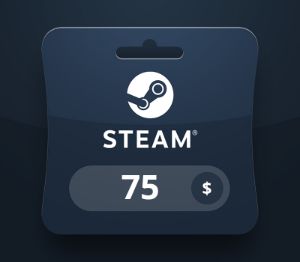 Steam Wallet USD 75 Подарочная карта OM