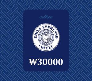 Ediya Coffee KRW 30000 Подарочная карта KR