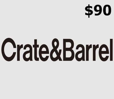 Crate and Barrel USD 90 Подарочная карта US