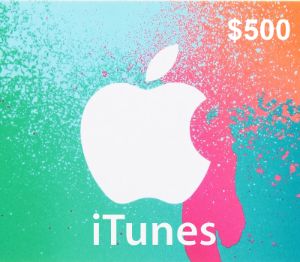 iTunes $500 CA Карта