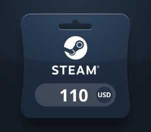 Steam Wallet USD 110 Подарочная карта BH