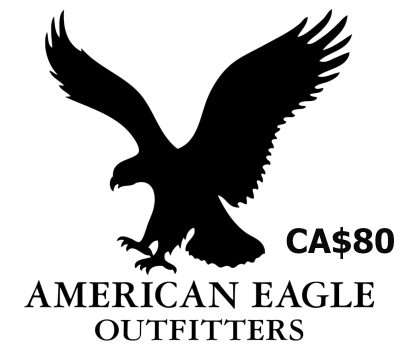 American Eagle CAD 80 Подарочная карта CA