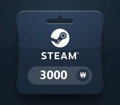 Steam Wallet KRW 3000 Подарочная карта KR
