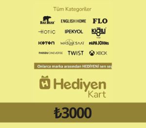 Hediyen KART - All Access TRY 3000 Gift Card TR