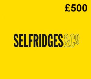 Selfridges £500 Подарочная карта UK