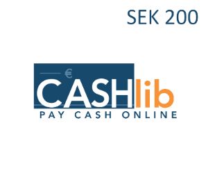 CASHlib SEK 200 Предоплаченная карта SE