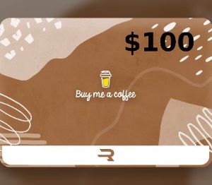 Rewarble Buy Me a Coffee USD 100 Подарочная карта