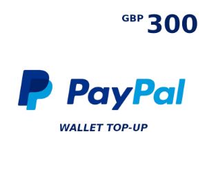 PayPal Wallet 300 GBP Top Up