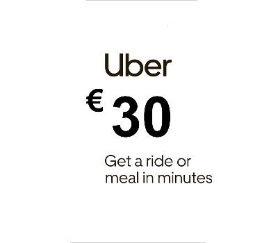 Uber EUR 30 Voucher