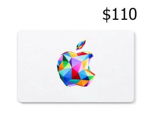 Apple $110 Подарочная карта CA