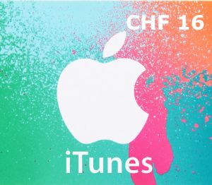 iTunes 16 CHF Карта CH