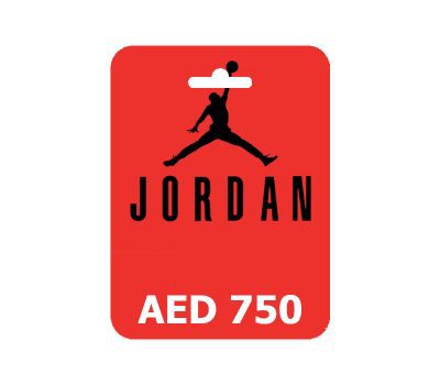 Jordan AED 750 Подарочная карта AE