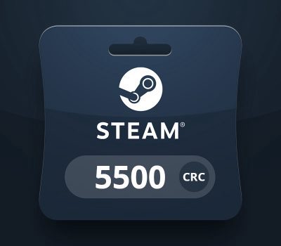 Steam Wallet CRC 5500 Подарочная карта HR