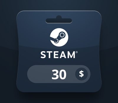 Steam Wallet USD 30 Подарочная карта LK