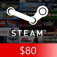 Steam Подарок Карта $80 HKD HK Код активации