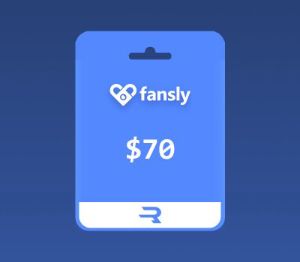 Rewarble Fansly USD 70 Подарочная карта