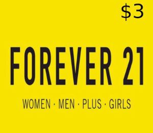 Forever 21 $3 Подарочная карта US