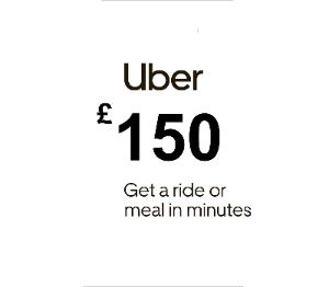 Uber £150 UK Подарочная карта