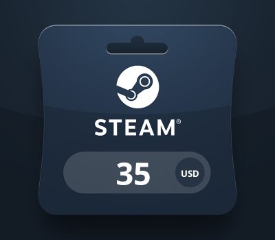 Steam Wallet USD 35 Подарочная карта BY
