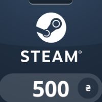 Steam Wallet UAH 500 Подарочная карта UA