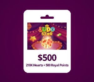 Ludo Star USD 500 Подарочная карта