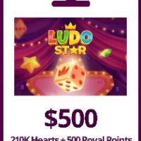 Ludo Star USD 500 Подарочная карта