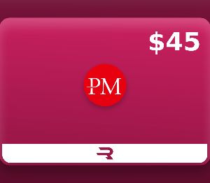 Rewarble Perfect Money USD 45 Подарочная карта