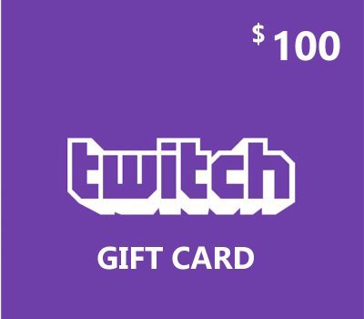 Twitch $100 Подарочная карта US