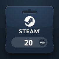 Steam Wallet USD 20 Подарочная карта GY
