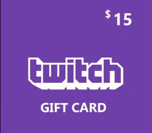 Twitch $15 Подарочная карта US