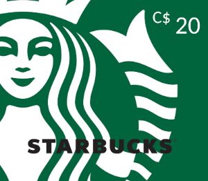 Starbucks CAD 20 Подарочная карта CA
