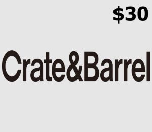 Crate and Barrel USD 30 Подарочная карта US