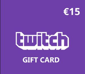 Twitch EUR 15 Подарочная карта IT