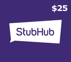 StubHub $25 Подарочная карта US