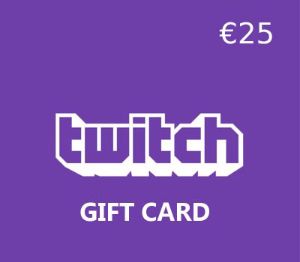 Twitch EUR 25 Подарочная карта BE