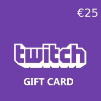 Twitch EUR 25 Подарочная карта BE